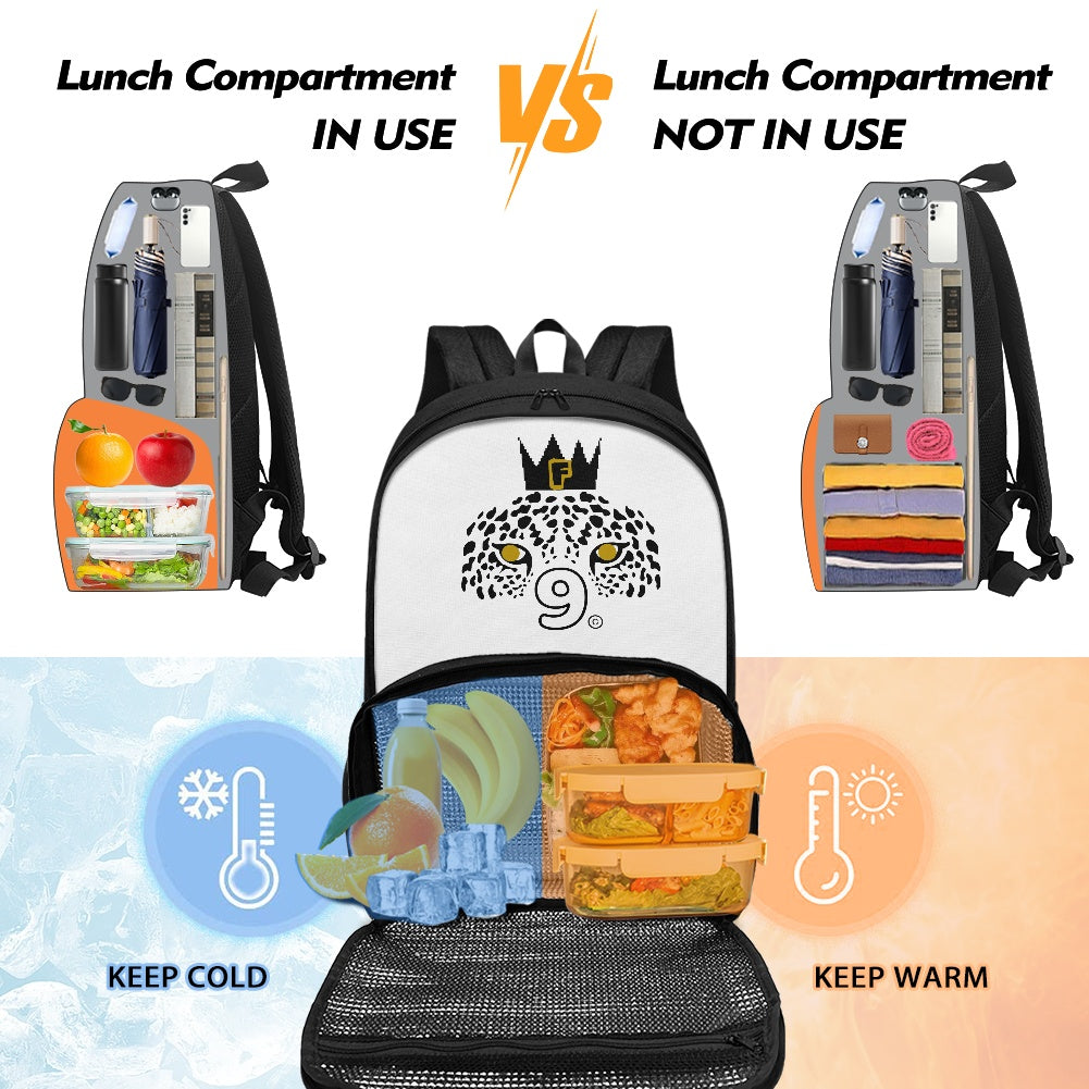 All-in-one Backpack with Lunch bag