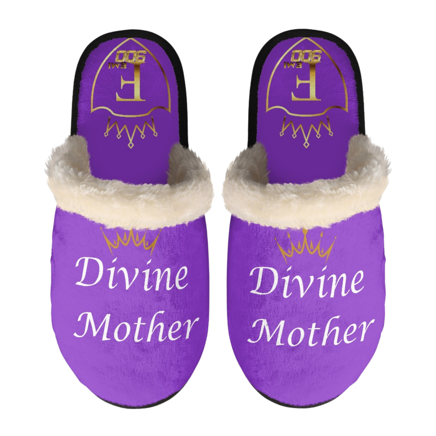Divine Mother Fuzzy Slippers