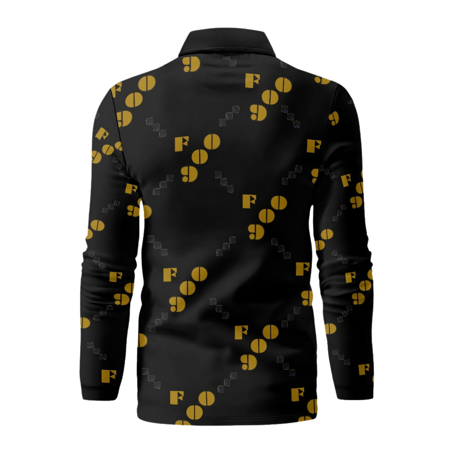 F900 Monogram Long Sleeve Polo