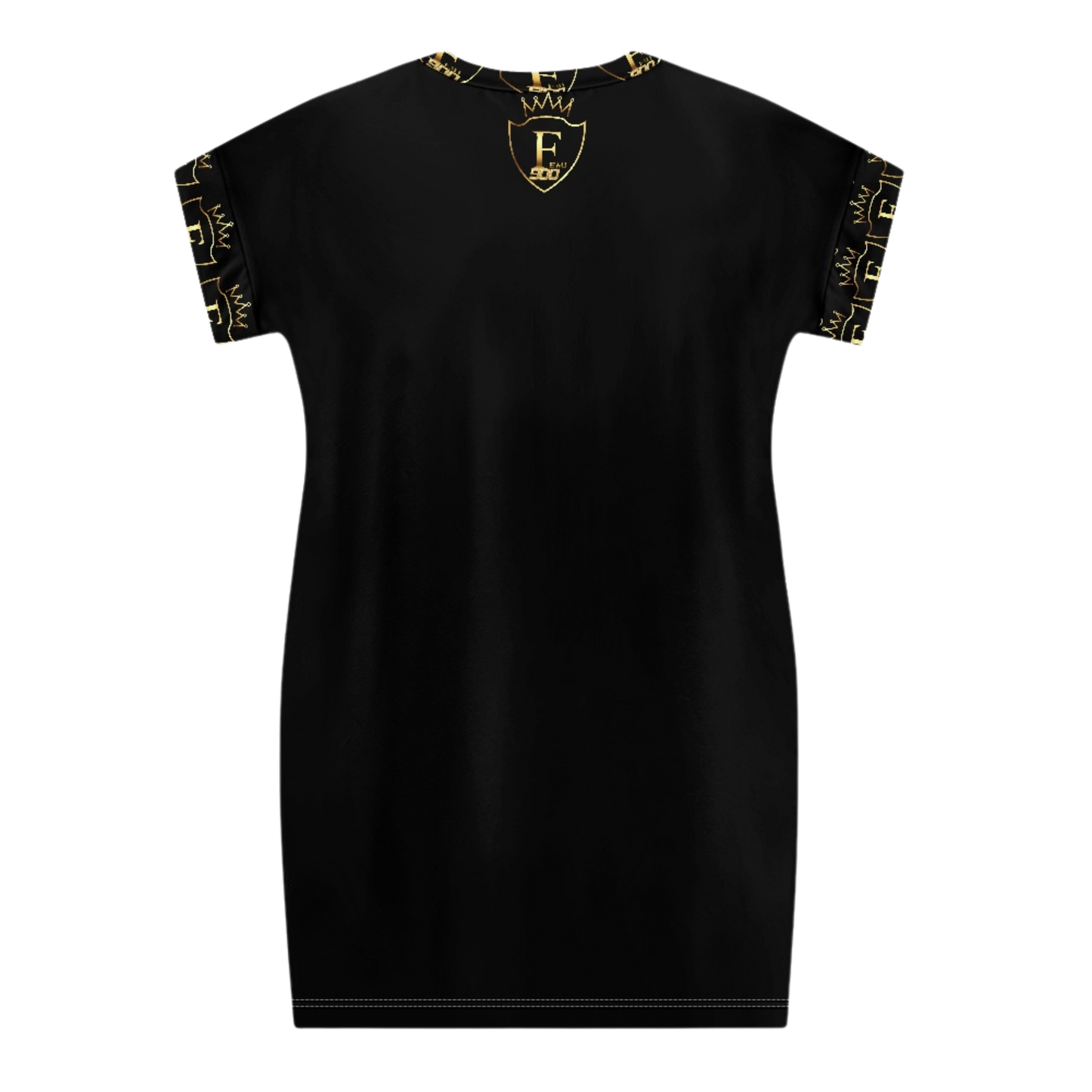 FEMI 900 Monogram Black t-shirt dress