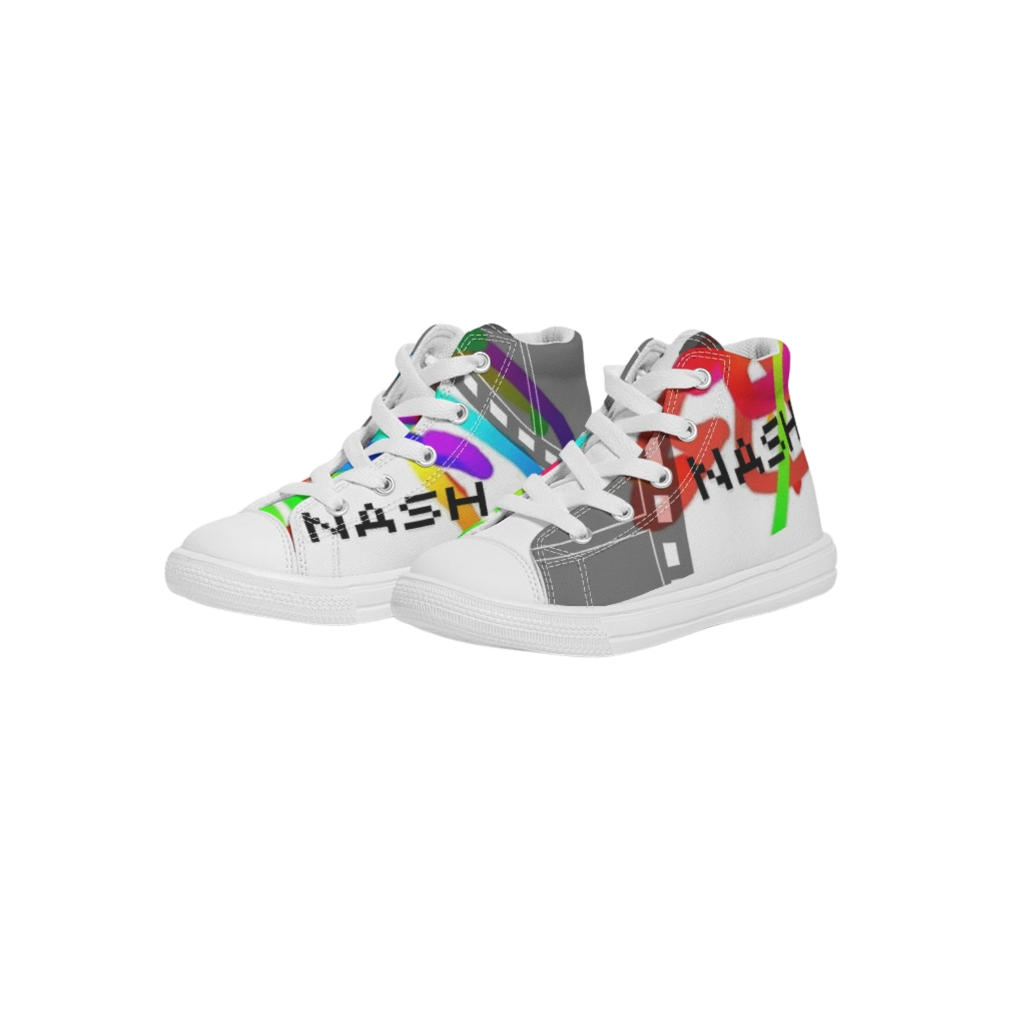 NASH Focused Kids Hightop Canvas Shoe