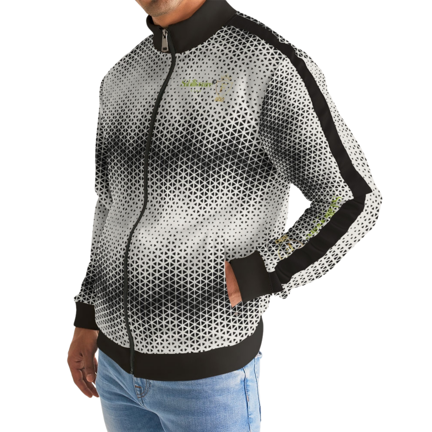 Zig Sabi Men's Stripe Track Jacket
