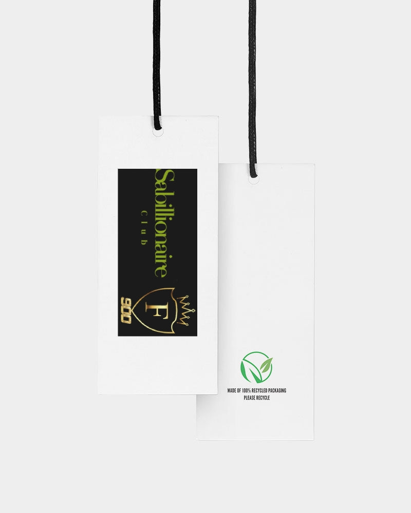 The Black Bulk Custom Hangtags