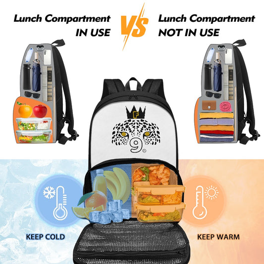 All-in-one Backpack with Lunch bag
