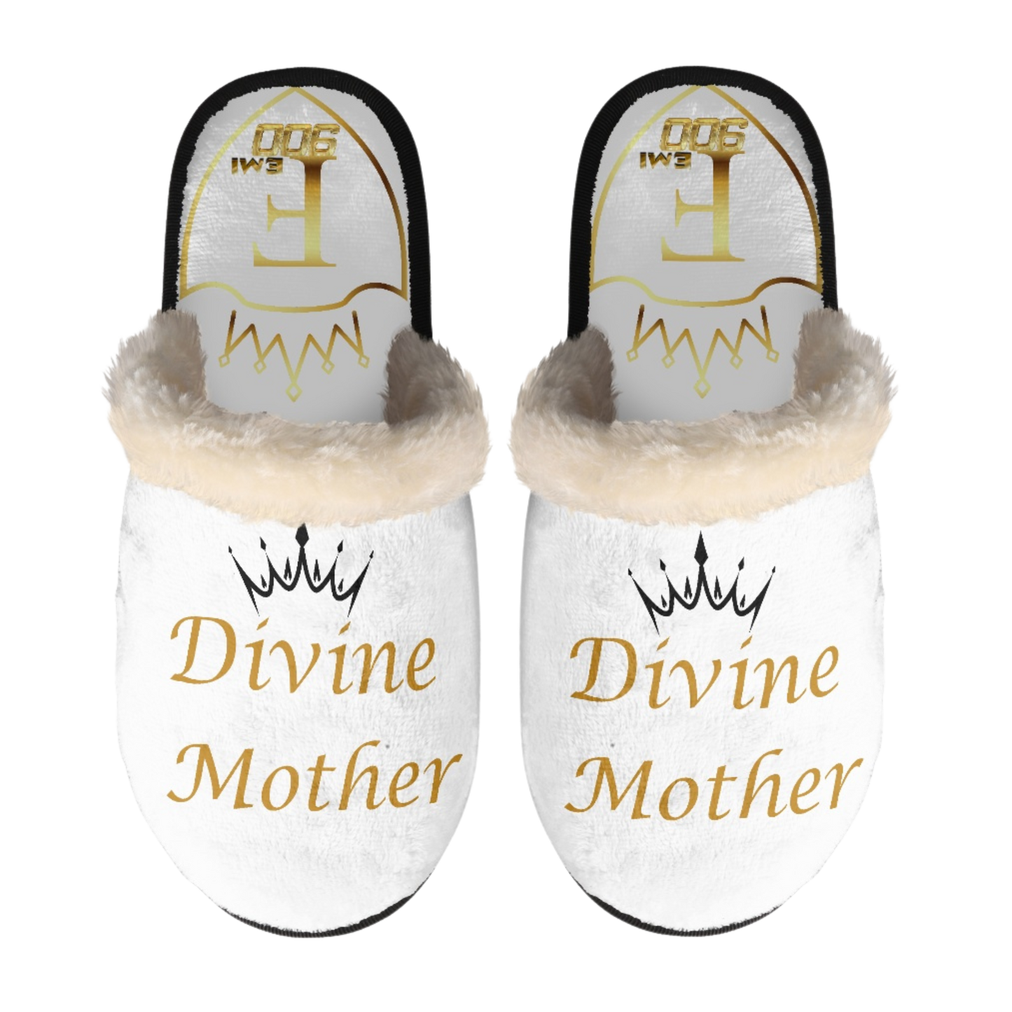 Divine Mother Fuzzy Slippers
