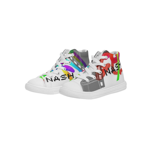 NASH Focused Kids Hightop Canvas Shoe