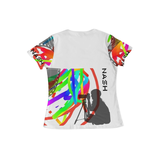 NASH Focused Women's All-Over Print Tee
