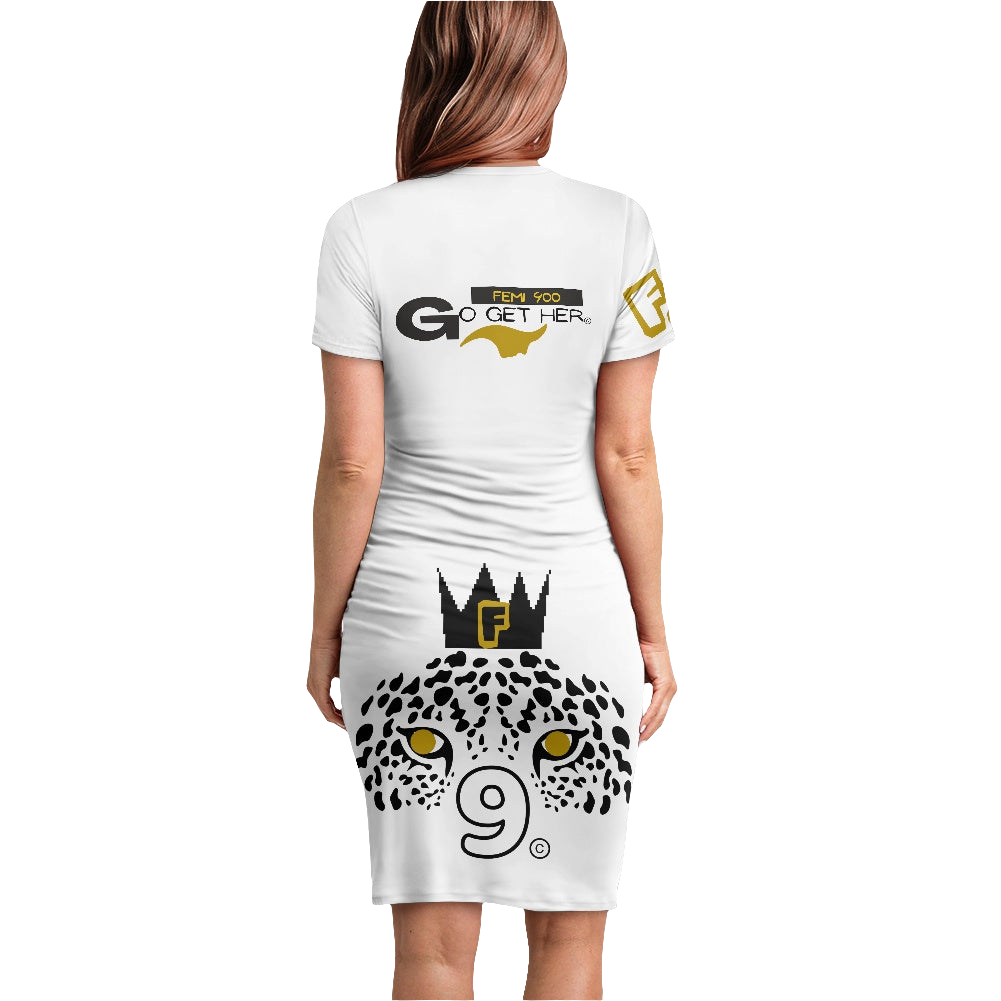 Maternity short sleeve midi dress