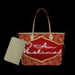 I Am Muslimah handbag (red & gold)